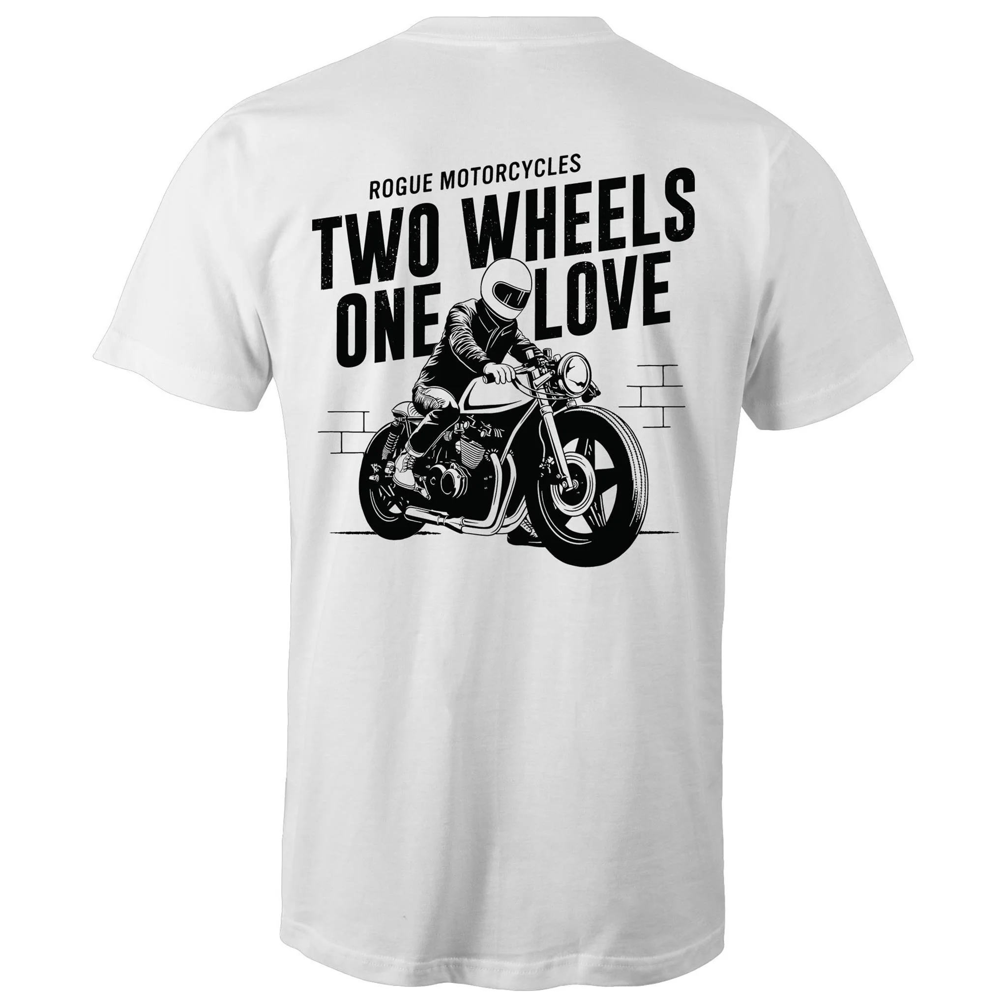 2 Wheels 1 Love TEE | WHITE - Image 3