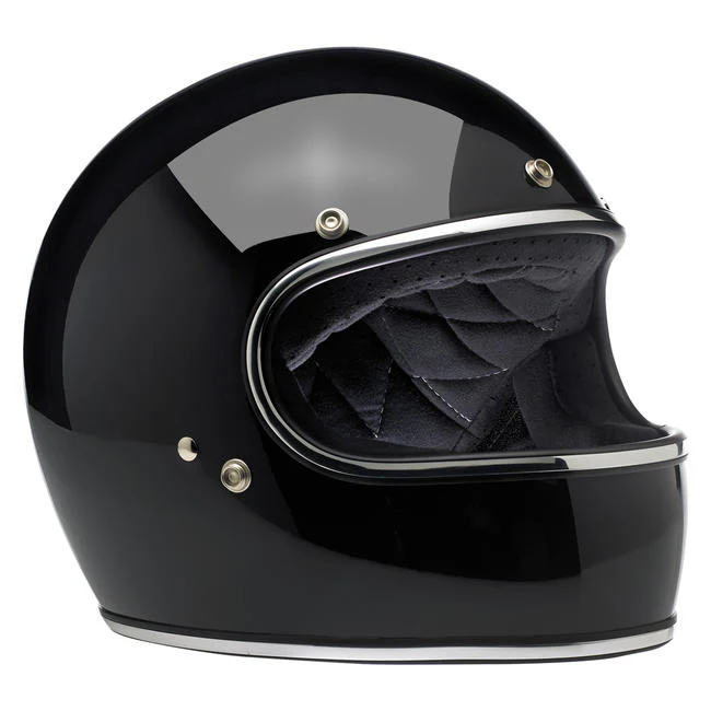 Gringo ECE R22.06 Helmet - Gloss Black - Image 3