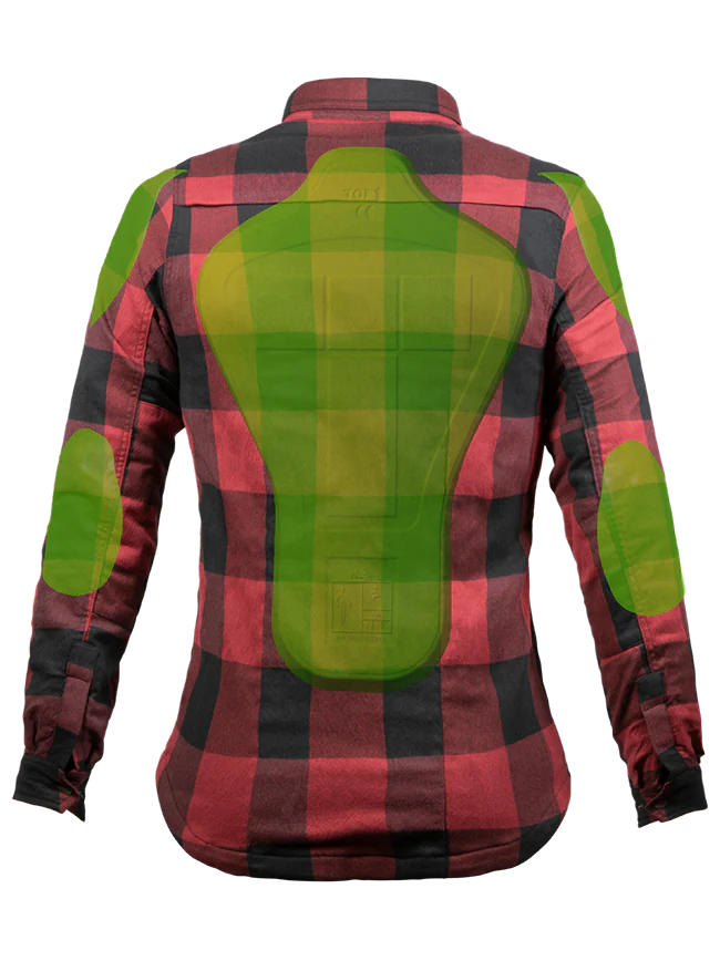 MOTOSHIRT WOMEN | RED BLACK - Image 4