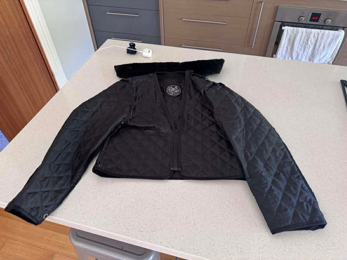 PRE-LOVED Nighthawk Motorcycle Jacket Women size M - Image 3