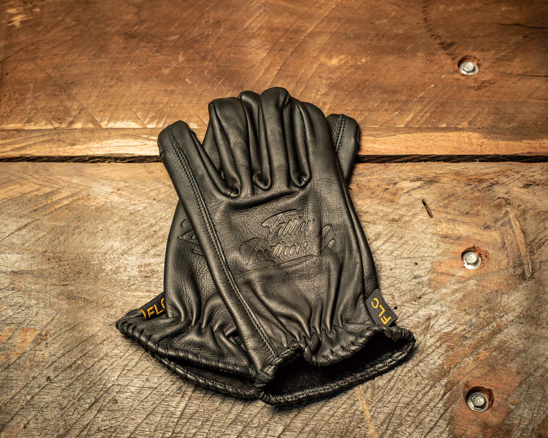 Husky Leather Summer Glove (Black) - Filthy Leather Co - Image 4