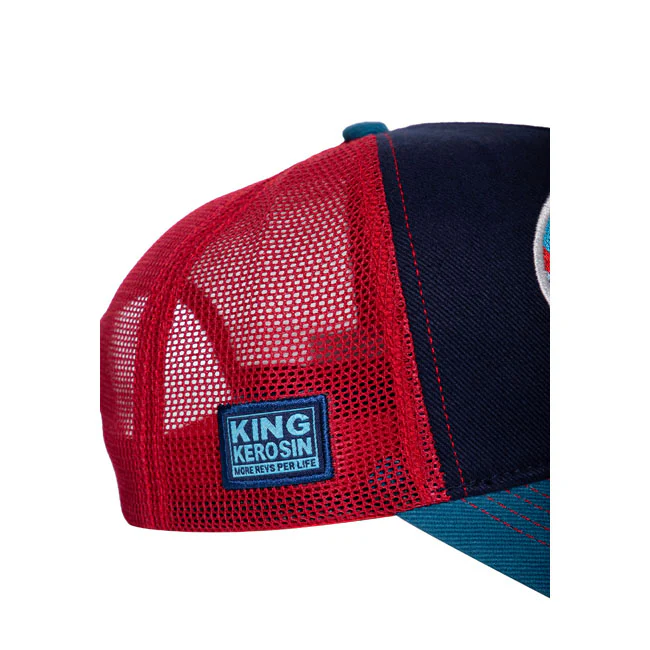 TITTIES & BEER TRUCKER CAP | NAVY RED - Image 3