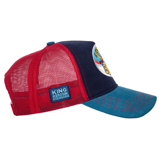 TITTIES & BEER TRUCKER CAP | NAVY RED - Image 5