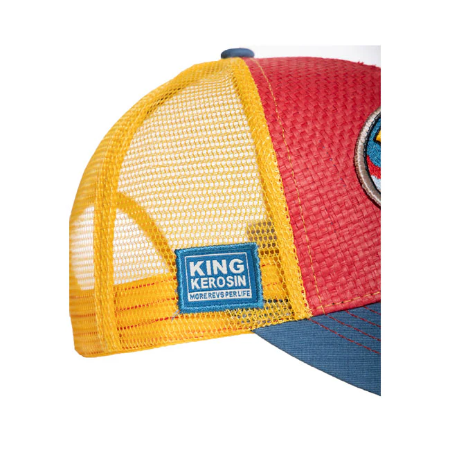 TITTIES & BEER TRUCKER CAP | RED YELLOW - Image 4